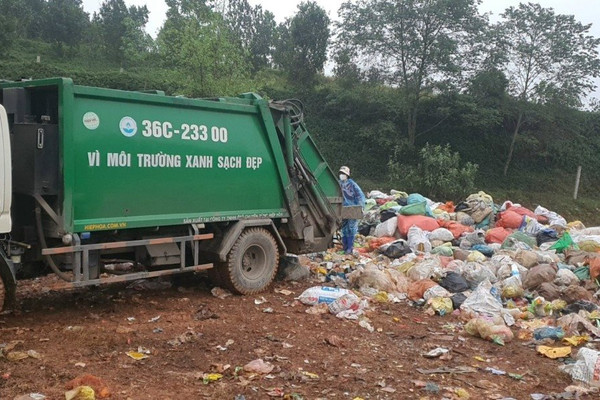 Hà Trung - Thanh Hoá: Khắc phục tồn tại trong xử lý rác thải sau khi Báo TN&MT phản ánh