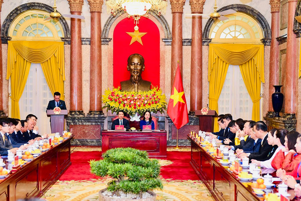 Quyền Chủ tịch nước Võ Thị Ánh Xuân gặp mặt Hội Doanh nhân trẻ Việt Nam