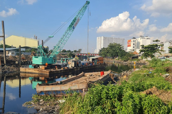 Dự án cải tạo kênh Tham Lương - Bến Cát - rạch Nước Lên: Phấn đấu hoàn thành vượt tiến độ