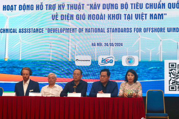 Tham vấn hỗ trợ kỹ thuật xây dựng bộ tiêu chuẩn quốc gia về điện gió ngoài khơi tại Việt Nam