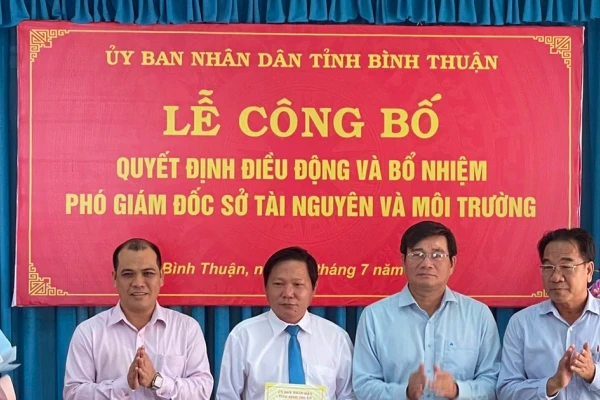 Bình Thuận có tân Phó Giám đốc Sở Tài nguyên và Môi trường