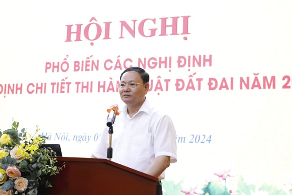 Thống nhất trong triển khai thi hành Luật Đất đai 2024