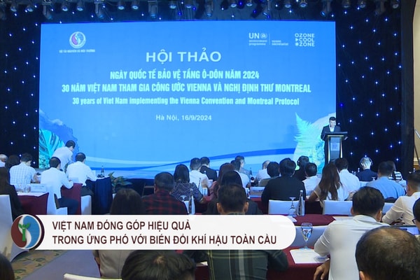 30 năm Việt Nam đóng góp tích cực và có trách nhiệm cao trong bảo vệ tầng ô-dôn