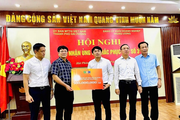 Tập đoàn CEO chung tay hỗ trợ đồng bào khắc phục thiệt hại bão Yagi