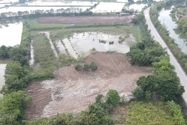 Thanh Trì (Hà Nội): Yêu cầu trả lại hiện trạng ban đầu những ô đất nông nghiệp đã san lấp trái phép