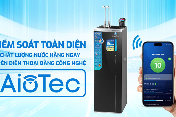 Xu hướng mua máy lọc nước Karofi Hydro-ion kiềm làm quà tặng tăng trong dịp Tết 2025