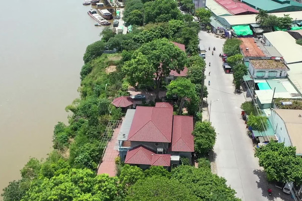 Thanh Lương -  Hà Nội: Xây dựng trái phép trên hành lang thoát lũ sông Hồng