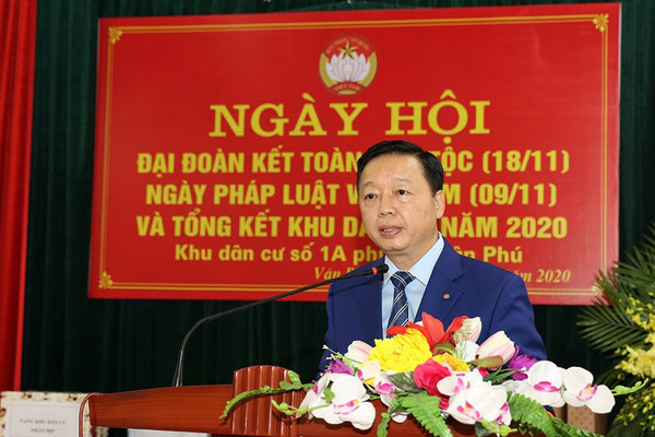 Bộ trưởng Trần Hồng Hà dự Ngày hội Đại Đoàn kết toàn dân tộc tại Phú Thọ