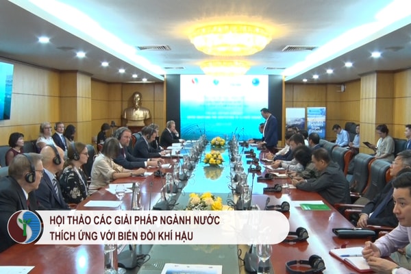 Hội thảo các giải pháp ngành nước thích ứng với biến đổi khí hậu