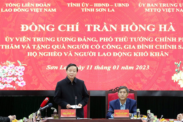 Phó Thủ tướng Trần Hồng Hà thăm, chúc Tết tại Sơn La