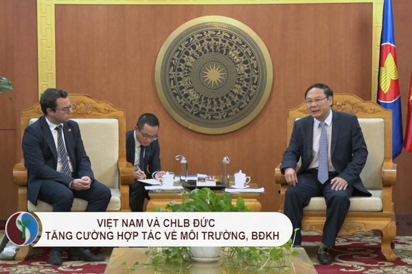 Việt Nam và CHLB Đức tăng cường hợp tác về môi trường, BĐKH