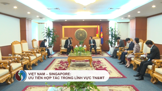 Việt Nam – Singapore: Ưu tiên hợp tác trong lĩnh vực TN&MT