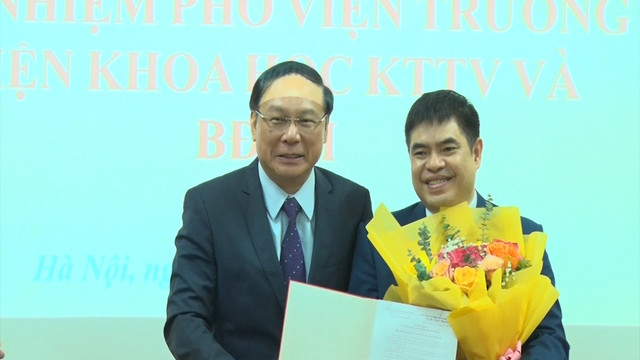 Bổ nhiệm ông Nguyễn Quốc Khánh làm Phó Viện trưởng Viện KHKTTV&BĐKH 