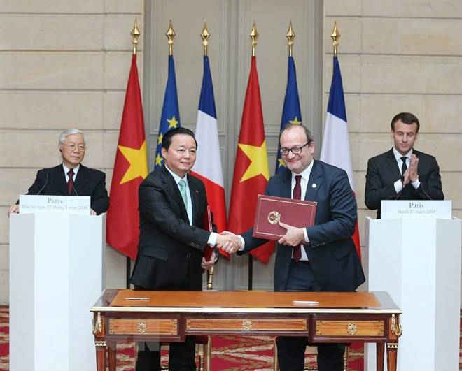 Tăng cường hợp tác giữa Việt Nam và Pháp trong triển khai Thỏa thuận Paris ở Việt Nam