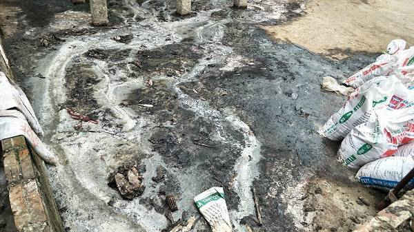 Thọ Xuân (Thanh Hóa): Kinh hoàng xưởng sản xuất tinh bột dong và sắn xả thải ra sông Chu