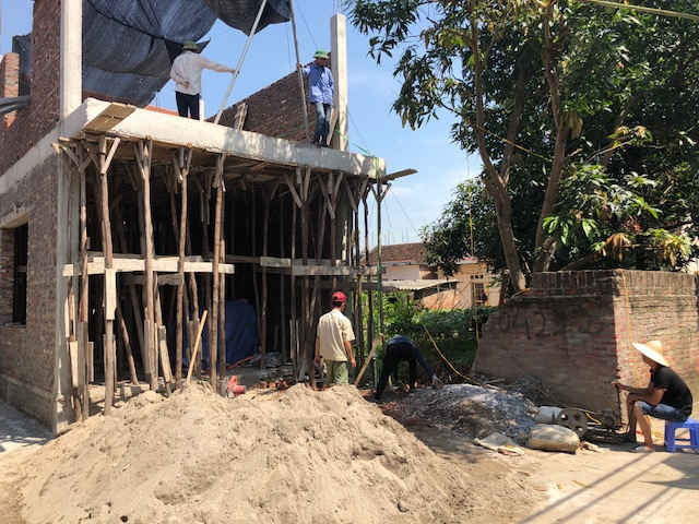 Đông Anh (Hà Nội): Hòa giải không thành vụ việc đập phá tường rào, xây nhà trái phép trên đất hàng xóm