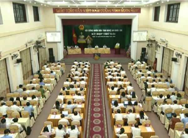 Nghệ An: Khai mạc kỳ họp thứ 6, HĐND tỉnh khóa XVII