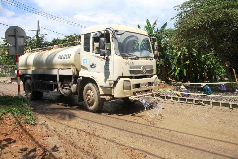 Dân bớt lo ô nhiễm bởi đường dẫn vào mỏ đá Hòa Nhơn sắp hoàn thành