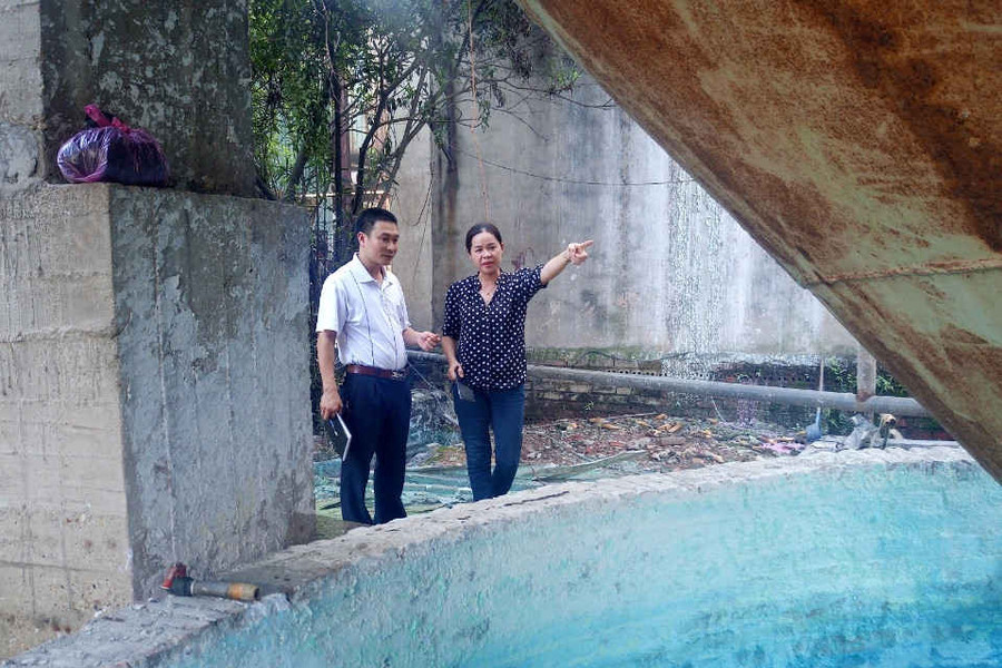 Thái Nguyên: Chi nhánh Công ty Cổ phần Giấy Trường Xuân để nước thải tràn ra môi trường