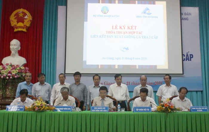 Tập đoàn Việt - Úc ký kết  tham gia Đề án cá tra 3 cấp