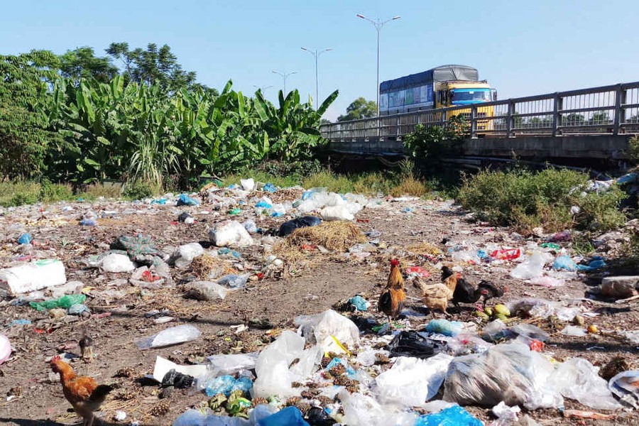 Thừa Thiên Huế: Bãi tập kết rác cạnh chợ An Lỗ ô nhiễm, dân “kêu trời”