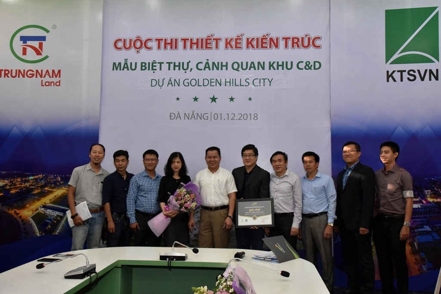 Trao giải Cuộc thi thiết kế kiến trúc mẫu biệt thự, cảnh quan Khu C & D - Dự án Golden Hills City