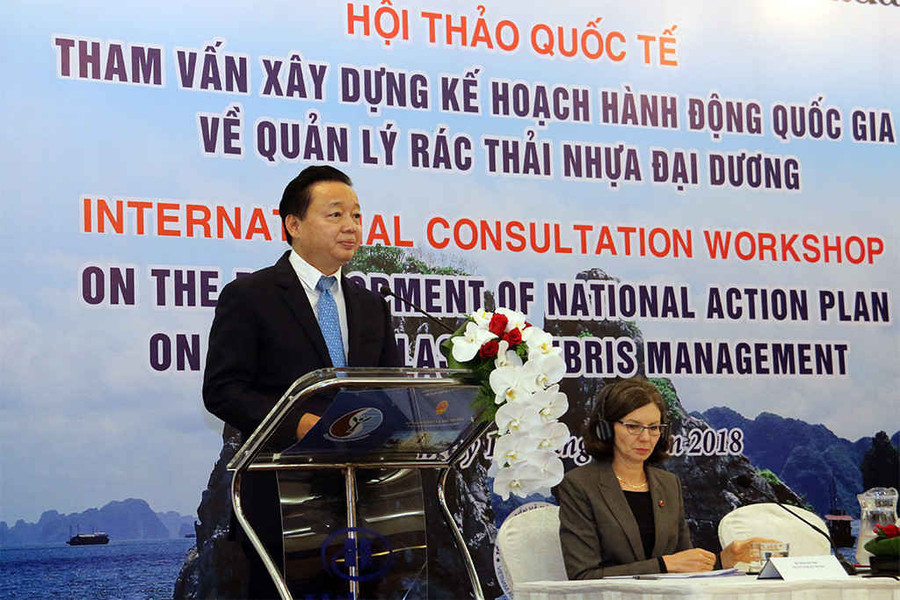Hội thảo quốc tế tham vấn xây dựng Kế hoạch hành động quốc gia của Việt Nam về quản lý rác thải nhựa đại dương