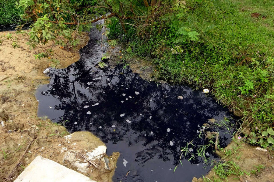 Vụ dân bức xúc vì nhà máy đường gây ô nhiễm: Lãnh đạo Nhà máy khẳng định nước hôi thối màu đen là do tro?