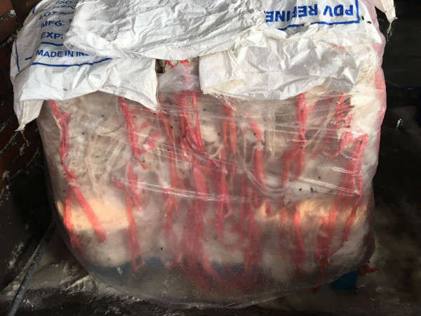 Bắc Giang: Huyện Việt Yên kiểm tra đột xuất một cơ sở tái chế lòng lợn