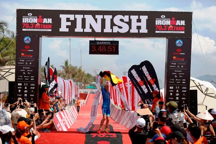 Xướng tên các nhà vô địch IRONMAN 70.3 Vô địch châu Á - Thái Bình Dương 2019