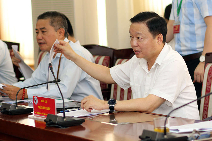Bộ trưởng Trần Hồng Hà tiếp công dân định kỳ