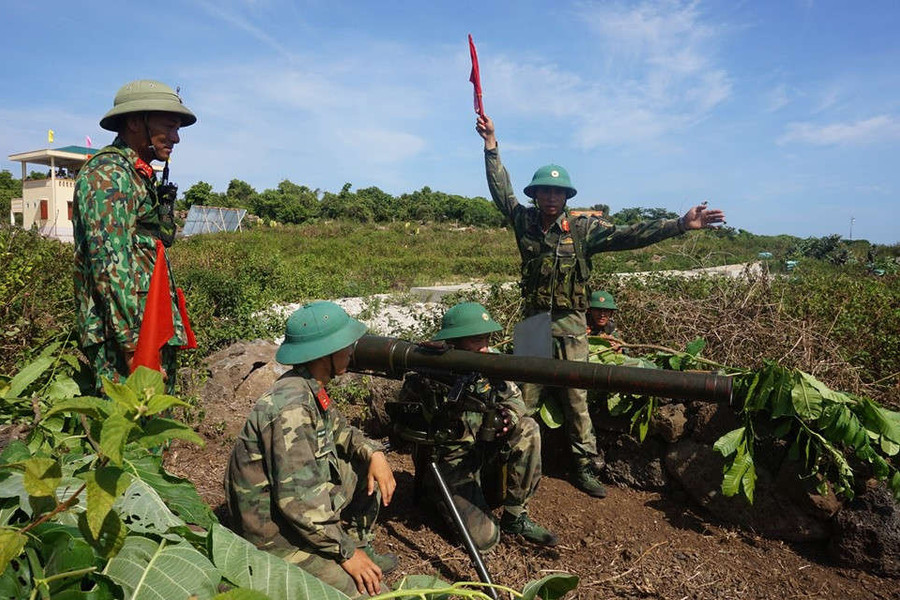 Quảng Trị: Diễn tập khu vực phòng thủ tại đảo Cồn Cỏ