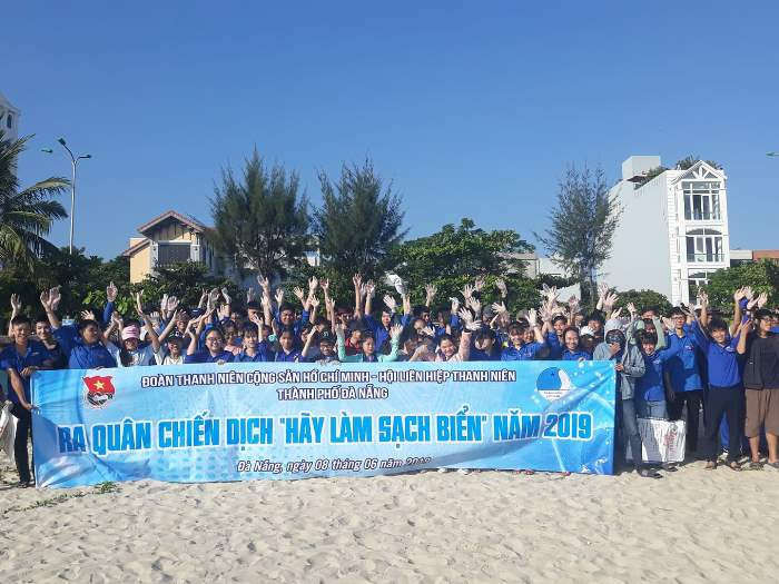 200 đoàn viên, thanh niên Đà Nẵng tham gia chiến dịch “Hãy làm sạch biển”