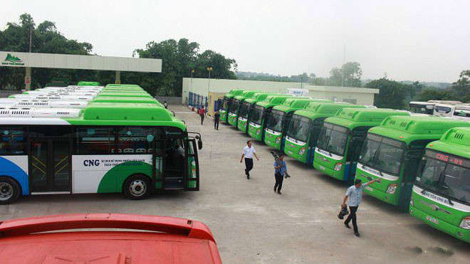 Hà Nội có thêm 4 tuyến buýt sử dụng nhiên liệu sạch