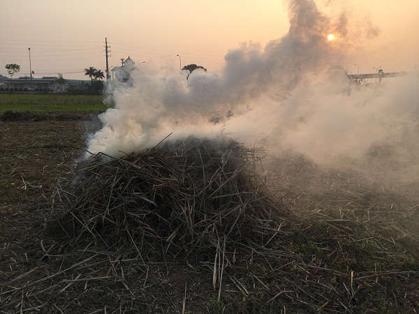 Hà Nội: Không khí bị ô nhiễm do đốt rơm rạ