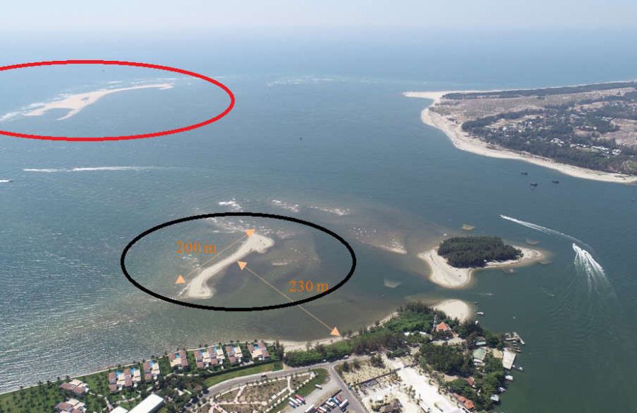 Quảng Nam: Tìm lời giải cho những đảo cát mới nổi tại biển Cửa Đại