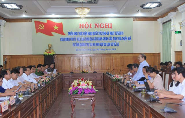Sớm hoàn thành việc xác định địa giới hành chính Quảng Trị - Thừa Thiên Huế