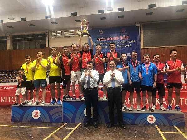 Bế mạc Giải Bóng bàn Cúp Hội Nhà báo Việt Nam năm 2019