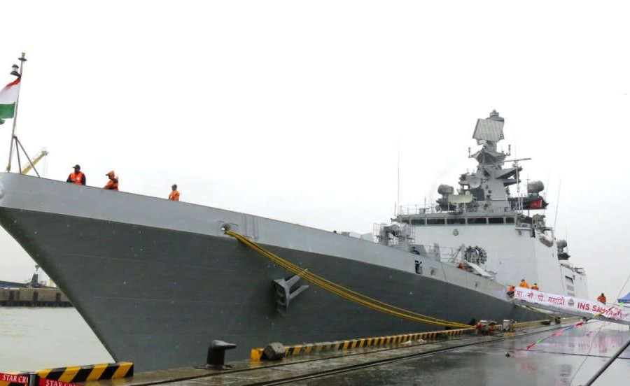 Chiến hạm hiện đại nhất của Hải quân Ấn Độ cập cảng Đà Nẵng