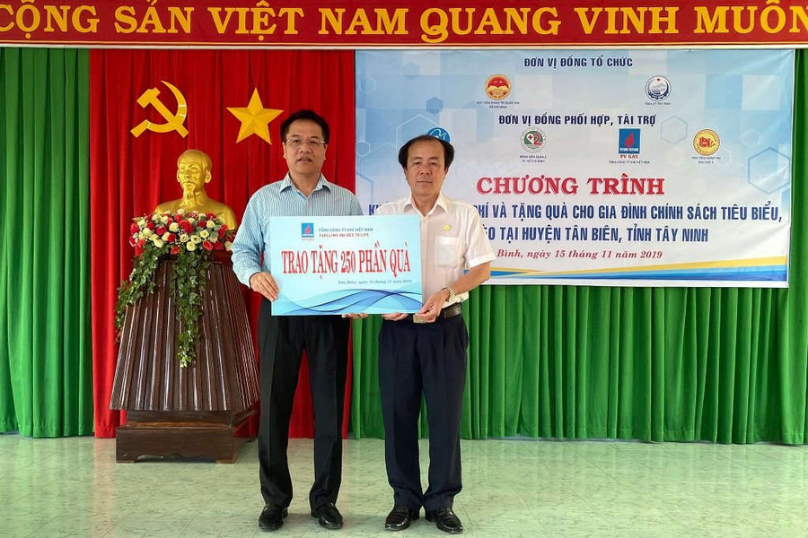 PV GAS hỗ trợ đoàn khám chữa bệnh từ thiện tại Tây Ninh
