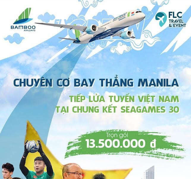 Bamboo Airways khai thác chuyến bay đến Philipines phục vụ SEA Games 30