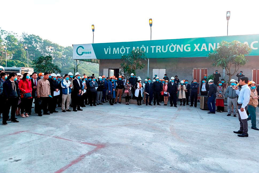 Thăm quan các mô hình điểm về BVMT trong xây dựng nông thôn mới tại Hưng Yên