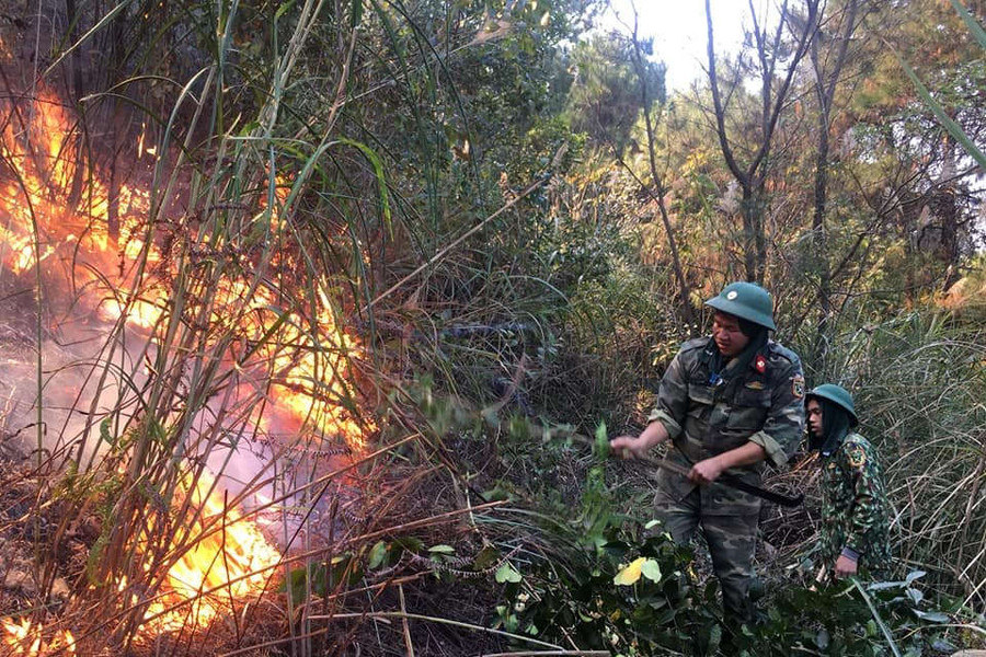 Lạng Sơn: Liên tiếp xảy ra cháy rừng