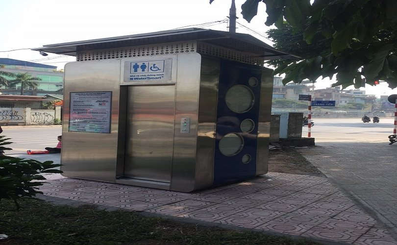 Nhà vệ sinh công cộng thông minh lần đầu được lắp đặt tại Hà Nội 