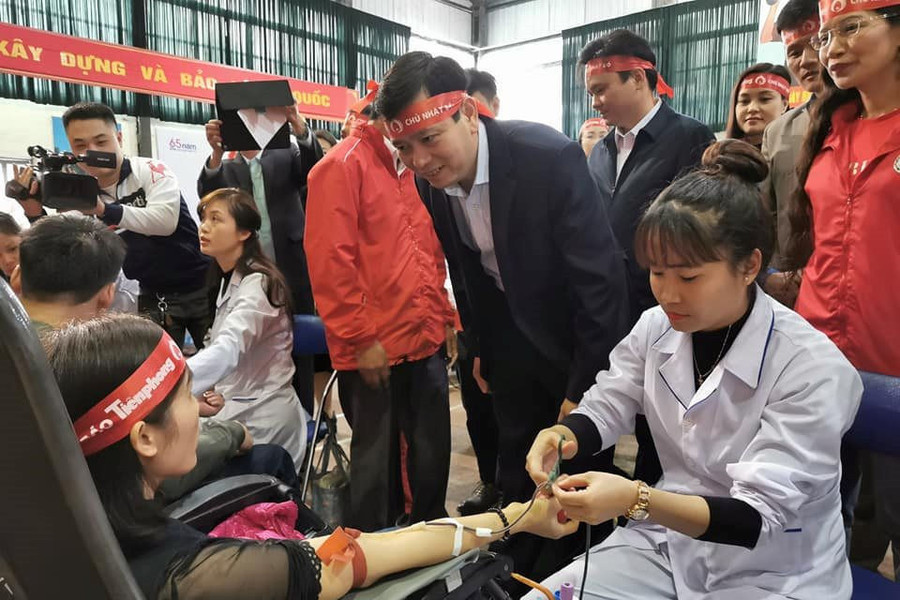 Lạng Sơn: Hàng nghìn người tham gia hiến máu