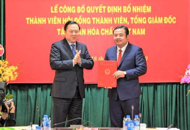 Công bố quyết định bổ nhiệm Tổng Giám đốc Tập đoàn Hóa chất Việt Nam