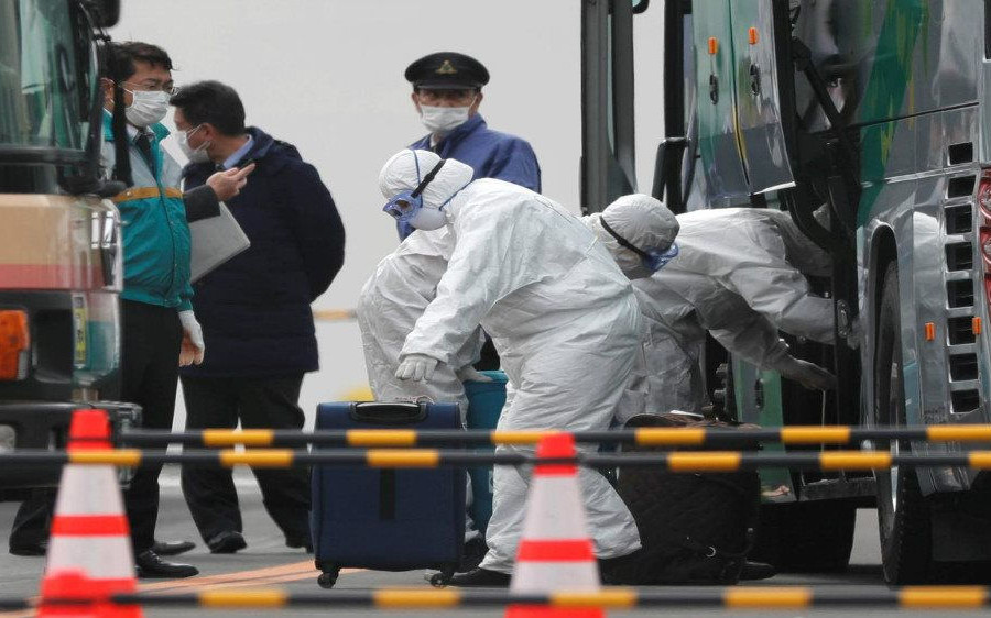 Nhật Bản xác nhận 2 du khách trên tàu du lịch Diamond tử vong do nhiễm Covid-19