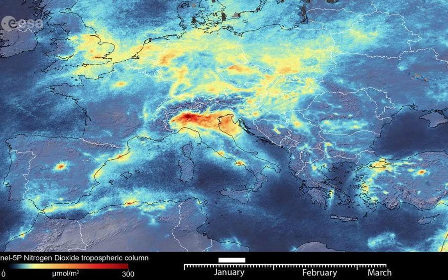 Ô nhiễm không khí ở Ý giảm đáng kể sau khi Ý phong toả đất nước chống COVID-19