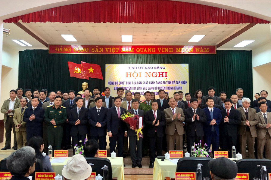 Cao Bằng: Công bố Quyết định thành lập Đảng bộ huyện Trùng Khánh, Quảng Hòa