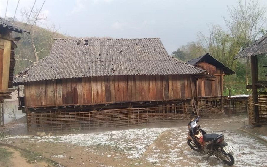 Sơn La: 330 nhà dân bị thiệt hại do mưa đá
